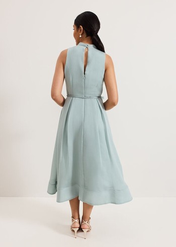 Phase Eight Petite Senita Dress Blue Canada | VMHXNC-786